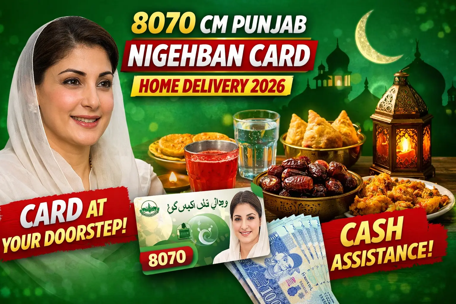 8070 CM Punjab Ramzan Nigehban Card Home Delivery