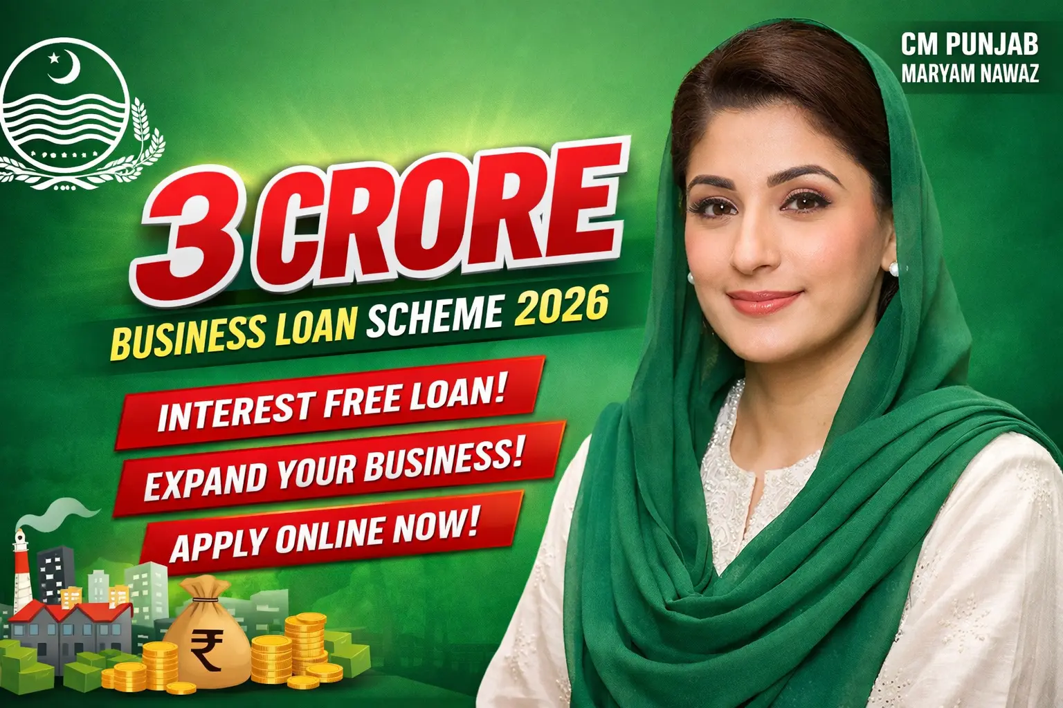 Apply Online for 3 Crore Business Loan Punjab 2026