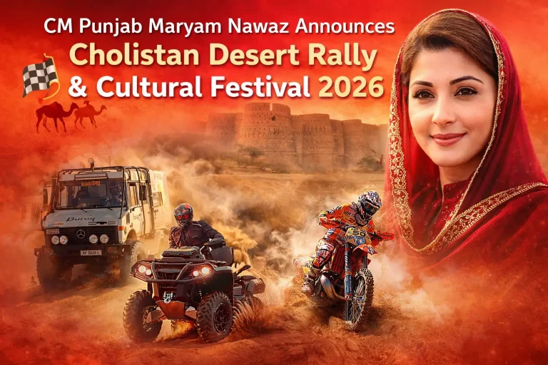 CM Punjab Maryam Nawaz Announces Cholistan Desert Rally