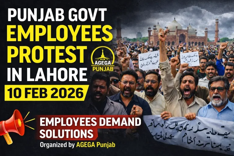Punjab Govt Employees Protest on 10 February 2026